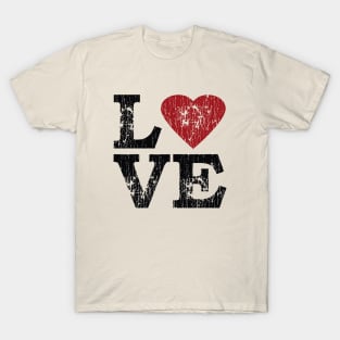 Valentines Day LOVE with heart T-Shirt